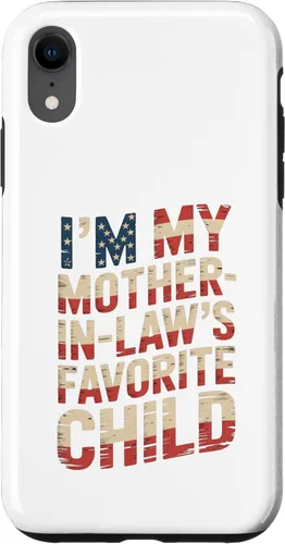 Vista 25 de Im My Mother in Law Favorite Child USA FlagFunny Parent Case for iPhone 16
