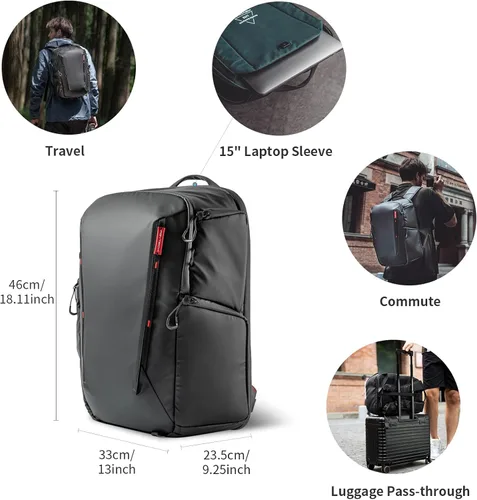 Vista 7 de PGYTECH OneMo Lite - Mochila para cámara y correa para cámara