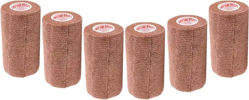 Vista 20 de Cinta adhesiva para veterinarios (negro) (paquete de 2) (3 pulgadas x 15 pies), autoadhesiva, adherente, cohesiva, flexible, autoadhesiva, rollo