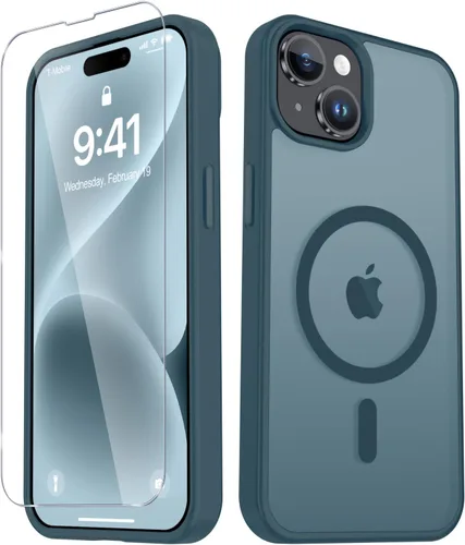 Vista 431 de Funda para Google Pixel 10 Pro XL, cubierta magnética mate, color negro Fit for MagSafe, Screen Protector included, Shockproof Military Grade