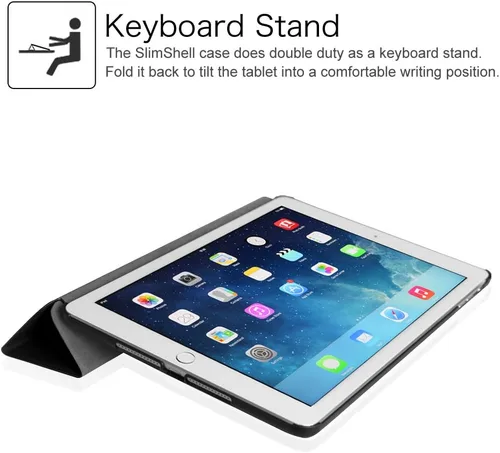Vista 8 de Fintie Funda Smarshell delgada para iPad Air 2., Negro