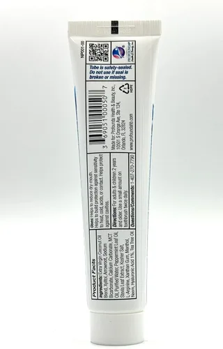 Vista 2 de Pasta de dientes de boca seca, fórmula blanqueadora de xilitol, dientes sensibles, menta refrescante, paquete de 3 (1.59 oz cada uno)
