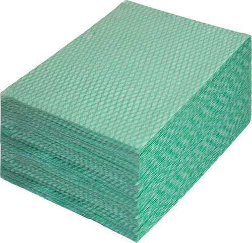Vista 11 de Paños de limpieza desechables de cocina, paños reutilizables para cocina, baño, limpieza del hogar (azul, paquete de 100 unidades)