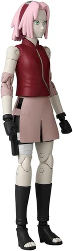 Vista 6 de BANDAI Anime Heroes Naruto Figura de acción Haruno Sakura Figura de 6.7
