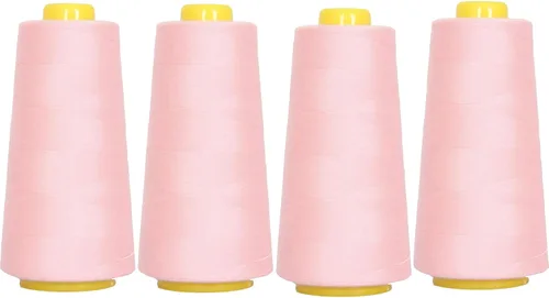 Vista 30 de Threadart Hilo Serger - Costura Poliéster - 2750 Yard Cono 40/2 - Aguamarina Polyester serger thread for overlock sewing, seams and garment
