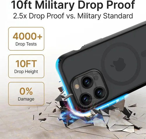 Vista 3 de Catalyst Influence - Funda para iPhone 15 Pro, protección de grado militar para iPhone 15 Pro con Magsafe, funda compatible con carga inalámbrica