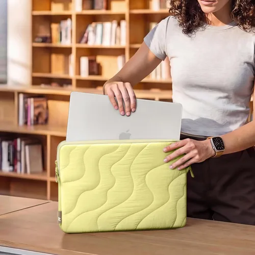 Vista 7 de tomtoc Funda protectora 360 para MacBook Air M5/A3449 (2026)/M4/M3/M2 A3240 A3113, MacBook Neo A18 y MacBook Pro M2/M1, bolsa acolchada suave
