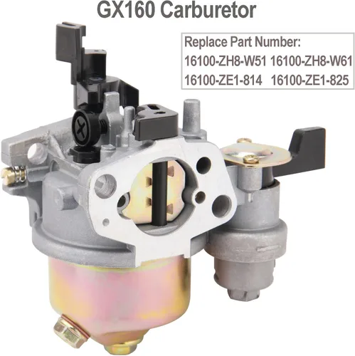 Vista 3 de Carburador GX160 para Honda GX120 GX140 GX160 GX168 GX200 5HP 5.5HP 6.5HP Carburadores de motor pequeño, carburador GX 160 con kit de afinación