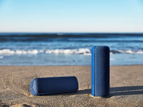 Vista 5 de Sony SRS-XB12 Parlante Bluetooth portátil con graves adicionales SRSXB32 Azul