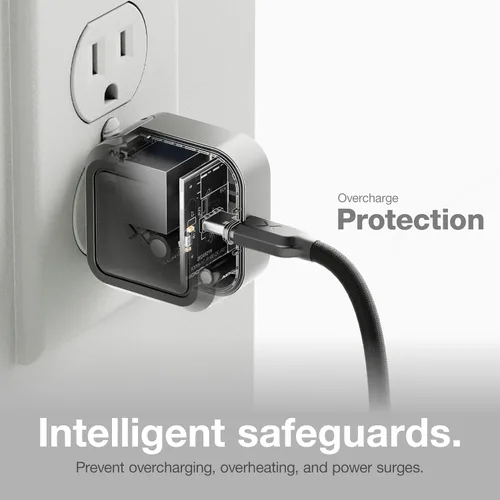 Vista 5 de NOCO XGrid X30 - Bloque de cargador de pared USB-C GaN de 30 W con entrega de energía (paquete de 6)