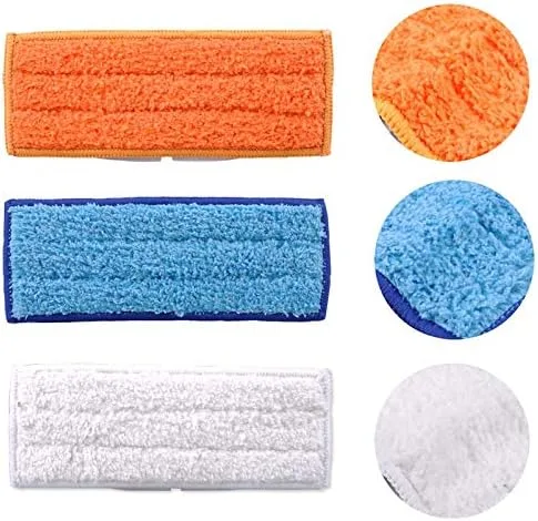 Vista 2 de 12 almohadillas de repuesto lavables y reutilizables compatibles con iRobot Braava Jet 200 Series 240, 241, 244, 245, 250 Robot Mops