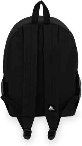Vista 4 de Everest Equipaje Mochila con frontal y bolsillos laterales, Negro), BP2072-BK
