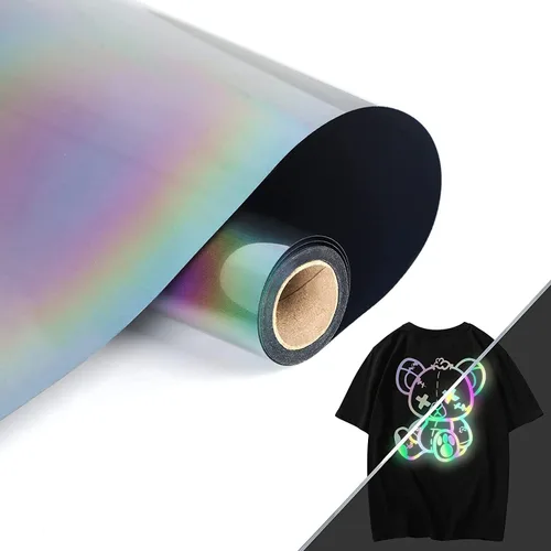 Vista 18 de HTVVETUR Vinilo de Transferencia de Calor Blanco - Rollos HTV de 12" x 9 pies para Camisas, Vinilo Termoadhesivo para Cameo - Fácil de Cortar
