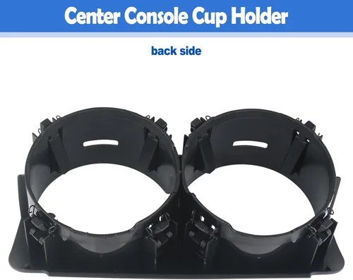 Vista 5 de Osompar Inserto Compatible con Portavasos de Consola Central para Mercedes-Benz C180 C200 C250 C300 C350 C400 C43 C450 C63 2015-2021 Reemplaza