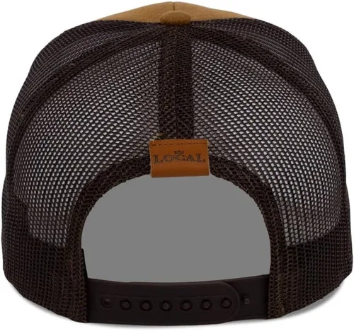 Vista 4 de Local Crowns Faux Suede Retro Views Trucker Adjustable Snapback Hat
