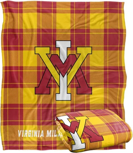 Vista 135 de LOGOVISION St John's University Campus Plaid Spirit Silky Touch Manta súper suave 36 x 58 pulgadas