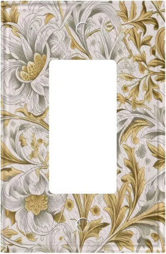 Vista 100 de Cubiertas de Interruptor de Luz Artísticas Decorativas Boho Figura Abstracta Interruptor de Pared Único Placa de Interruptor Decorativo Placa