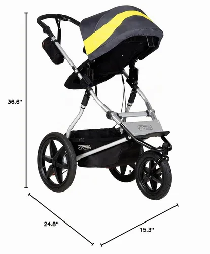 Vista 14 de Mountain Buggy Terrain Premium - Cochecito para correr, Solus (TER-V3-49), talla única