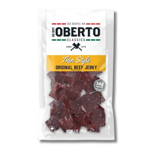 Vista 12 de ¡Oh chico! Oberto Classics Thin Style Original Beef Jerky, 1.2 onzas (Pack de 8)