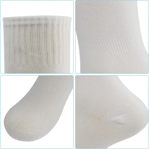 Vista 5 de Calcetines de fútbol, unisex, tubo largo, sólido, sóftbol, fútbol, béisbol, equipo, deportes, atléticos, hasta la rodilla, 2612 pares