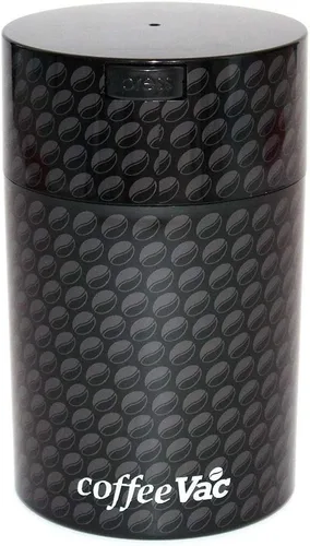 Vista 5 de Coffeevac 1 lb, recipiente sellado al vacío hermético patentado multiuso. Funciona como contenedor de café molido a prueba de olores. Tapa y cuerpo