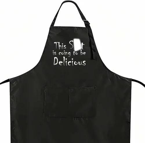 Vista 17 de Funny Apron for Men Women,Humorous Kitchen Apron- Grilling Cooking BBQ Accessories, Gift for Dad Husband