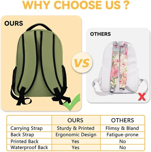 Vista 5 de Mochila de erizo con lonchera y estuche para lápices, bolsa de libros con temática de erizo de 16 pulgadas con correas ajustables, duradera, ligera