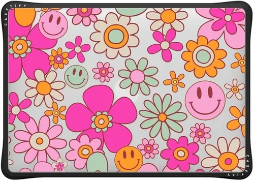 Vista 73 de CASETiFY Impact - Funda para MacBook Air de 13 pulgadas (M1/Intel) [esquinas de impacto acolchadas/resistente a los arañazos/agarre antideslizante]
