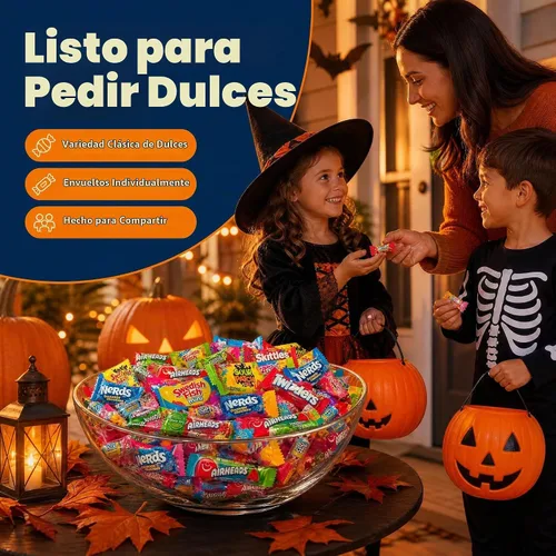 Vista 2 de Paquete variado de caramelos a granel, caramelos de 2 libras, caramelos envueltos individualmente CandyBulk, caramelos, rellenos de piñata, rellenos
