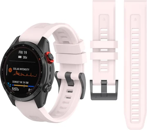 Vista 11 de Correa de reloj de silicona compatible con Garmin Fenix 7/Fenix 6 Pro/Fenix 5 Plus/935/945/Descent G1/EPIX Gen 2/Instinct de repuesto de ajuste