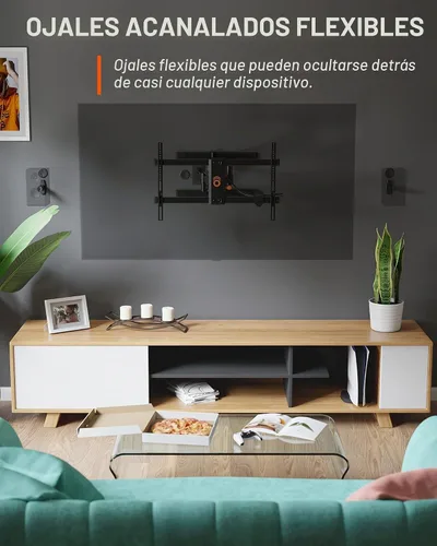Vista 2 de ECHOGEAR Ocultadores de Cables de Pared para Gestión de Cables - Mini Ocultador de Cable de 2.25" Oculta 3 Cables de Bajo Voltaje Detrás de la Pared