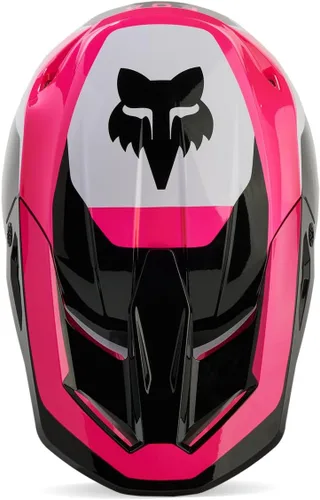 Vista 5 de Fox Racing Casco Unisex V1 para Motocross y Bicicleta de Tierra, Negro/Rosa, Extra Grande