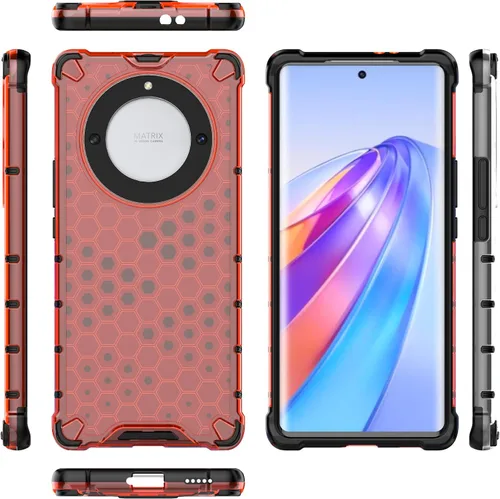 Vista 17 de Pzwoxukhov Funda para Honor X8 5G / X6 4G / X6s 4G, funda para Honor 70 Lite 5G Honeycomb Anti-Drop Shock-Absorbing Case Case Case for Honor 70 Lite