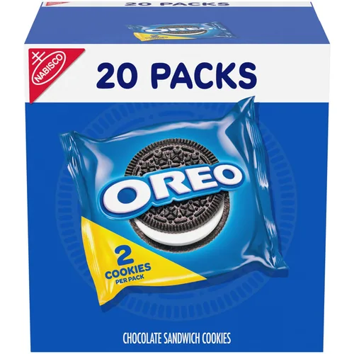 Vista 39 de OREO Galletas de sándwich de chocolate con crema sabor a chips de Java tamaño familiar, 17 onzas