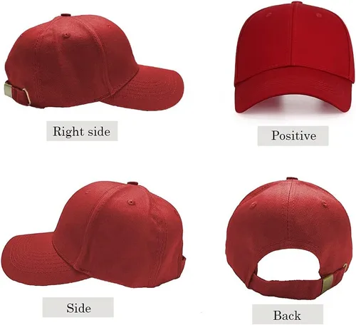 Vista 14 de Gorra de béisbol 100% algodón clásico deportivo casual gorra de golf Sunhat tamaño ajustable