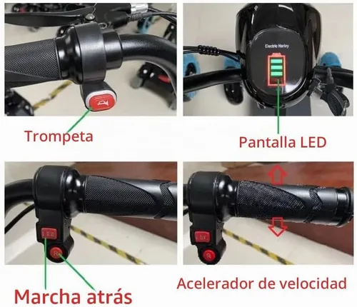 Vista 6 de Vespa eléctrica plegable del carro de golf de la rueda 800w/36v cuatro ruedas NUEVO