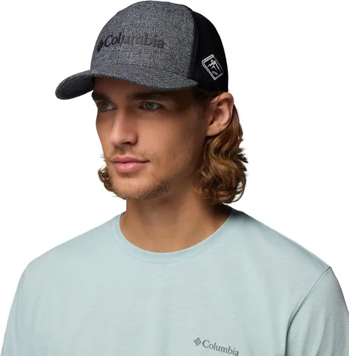 Vista 328 de Columbia Gorra de bola de malla Bandera antigua de malva/blanco/pescado