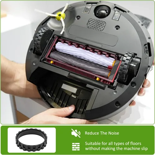 Vista 6 de Módulo de montaje de rueda de accionamiento derecho izquierdo (2 unidades), módulo de repuesto de rueda de aspirador robot para Roomba 500 600 700