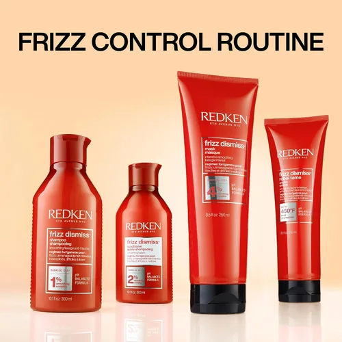 Vista 5 de Redken Frizz Dismiss Shampoo & Conditioner Set For Frizzy Hair - Smooths Hair and Manages Frizz, Sulfate-Free