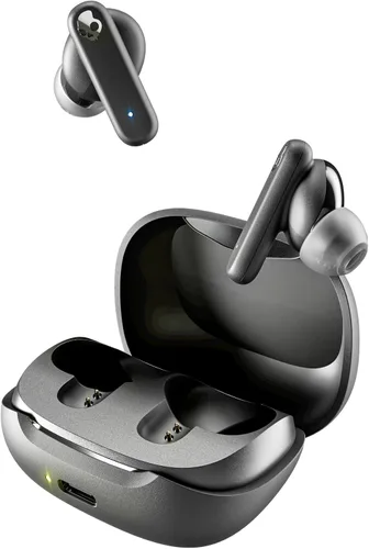 Vista 12 de Skullcandy Smokin' Buds Auriculares Inalámbricos, Auriculares Bluetooth, Ajuste de Aislamiento de Ruido, Hasta 20 Horas de Batería, IPX4 Resistente