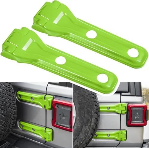 Vista 15 de Cubierta de bisagra para compuerta trasera de Jeep Wrangler JL JLU, accesorios de decoración exterior - 2018-2024, 2 puertas y 4 puertas, cubierta