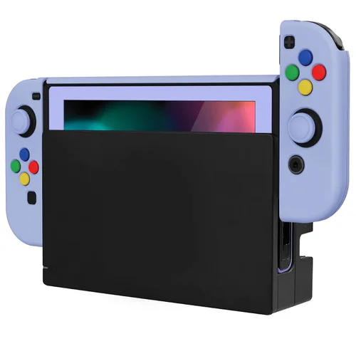 Vista 117 de PlayVital AlterGrips Ergonomic Grips Cover for Nintendo Switch, [2 Design] Interchangeable Comfort Dockable Protective Case with Screen Protector &