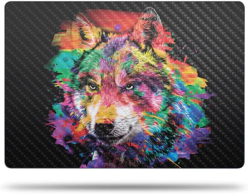 Vista 10 de MightySkins - Funda de fibra de carbono compatible con Apple MacBook Air de 15 pulgadas M2 (2023), kit de envoltura completa, resorte prismático