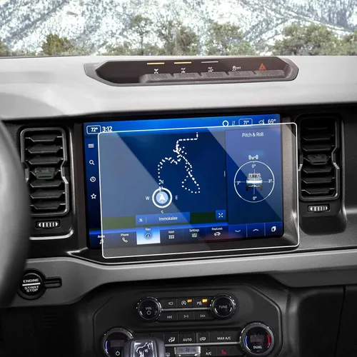 Vista 10 de TTCR-II Protector de pantalla compatible con Chevy Blazer EV 2024-2025, pantalla de navegación transversal, para Blazer EV 2024-2025, protector