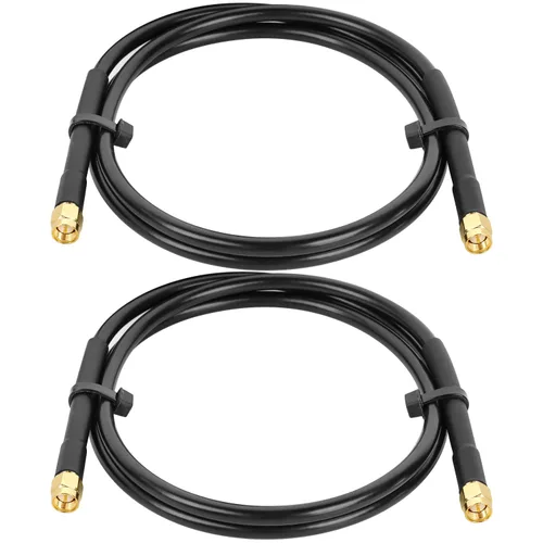 Vista 14 de Cable RG58 SMA - Extensión de cable SMA macho a macho de baja pérdida de 3 pies de 50 ohmios para aplicaciones de antena de radio 3G/4G/LTE/GPS/RF