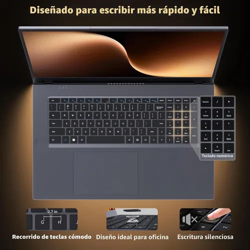 Vista 8 de EKY Portátil de 18,5 pulgadas, 16 GB de RAM, SSD de 1 TB, computadora