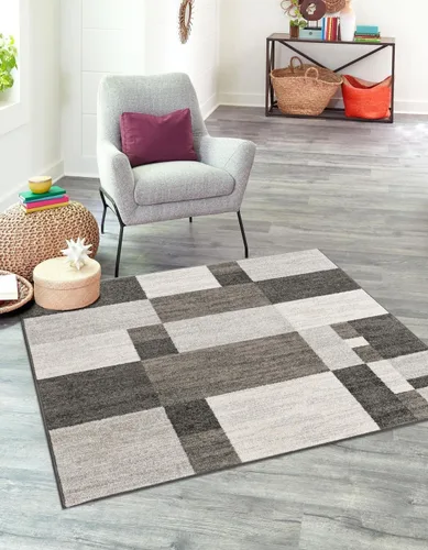 Vista 36 de Unique Loom - Alfombra de la colección Otoño Providence (rectangular de 2 x 3 pies 1 pulgada, azul grisáceo/marrón claro)