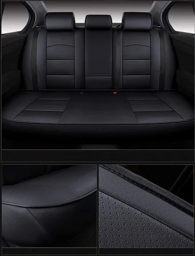 Vista 7 de OASIS AUTO Fundas de asiento de ajuste personalizado para Impreza y Crosstrek 2012-2022, juego completo de protector interior de piel sintética