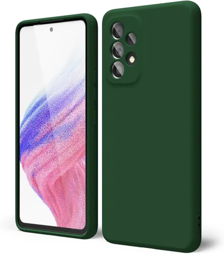 Vista 249 de oakxco Funda para teléfono Samsung Galaxy A12 con agarre de silicona líquida, linda delgada fina suave cubierta de gel de goma TPU lisa para mujeres