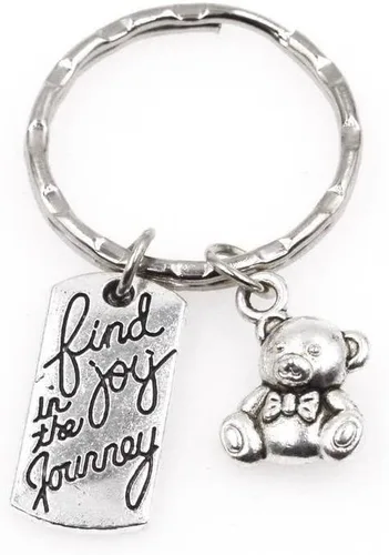 Vista 3 de Find Joy in the Journey - Cita inspiradora Felicitaciones Felicitaciones Nuevo Bebé Niño Niña Regalo Azul Rosa Padres Mamá Papi Madre Padre Mamá